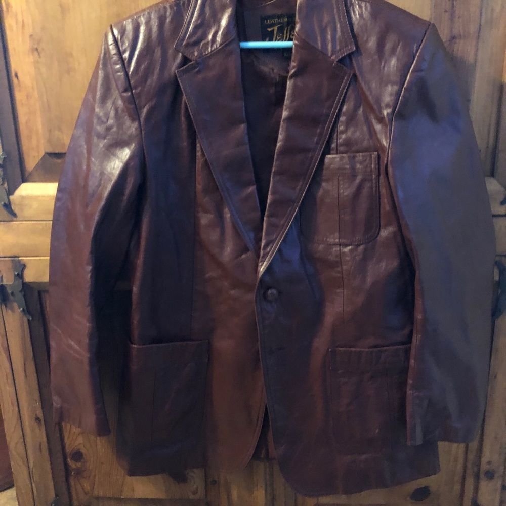 Vintage Gorgeous Jeffrey Leather Jacket by 42L Perfect Condition